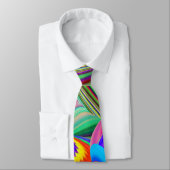 Cravate Summerfeel, Rainbowart 3D Abstrait (Attaché)