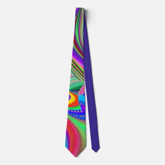 Cravate Summerfeel, Rainbowart 3D Abstrait (Devant)