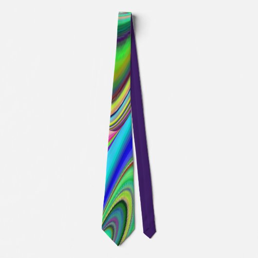 Cravate Summerfeel, Rainbowart 3D Abstrait (Devant)