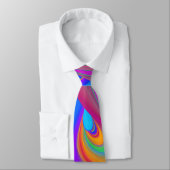 Cravate Summerfeel, Rainbowart 3D Abstrait (Attaché)