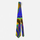 Cravate Summerrainbow, Rainbowart 3D Abstrait (Devant)