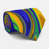 Cravate Summerrainbow, Rainbowart 3D Abstrait (Roulé)
