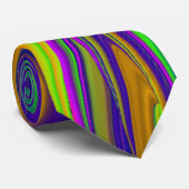Cravate Summerrainbow, Rainbowart 3D Abstrait (Roulé)