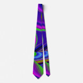 Cravate Summerrainbow, Rainbowart 3D Abstrait (Devant)