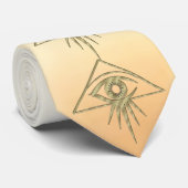 Cravate Sunburst de l'oeil de la Providence (Roulé)