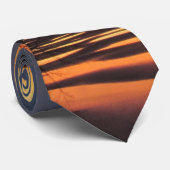 Cravate Sunset du lac Ice (Roulé)