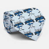 Cravate Suomi du bouclier finlandais de hockey (Roulé)