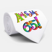 Cravate Super 65 Tshirts et cadeaux d'anniversaire (Roulé)