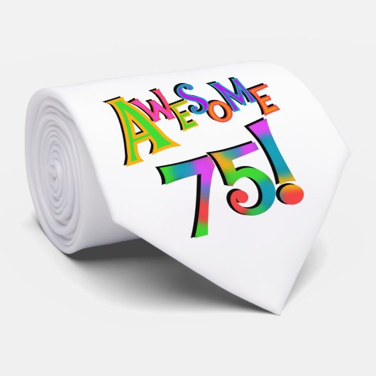 Cravate Super 75 T-shirts et cadeaux d'anniversaire (Roulé)