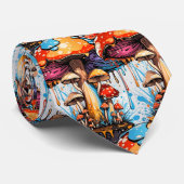 Cravate super aux champignons - Où l'art rencontre (Roulé)