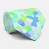 Cravate Super Boho Funky Colorful Quirky Sprinkings Mosaic (Roulé)