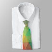 Cravate Super cool tendance triangles colorés motif (Attaché)