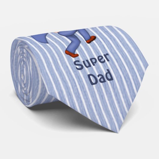 Cravate Super Hero Papa (Roulé)