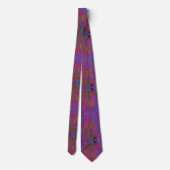 Cravate Super psychédélique Magenta Retro Liquide Swirl (Dos)