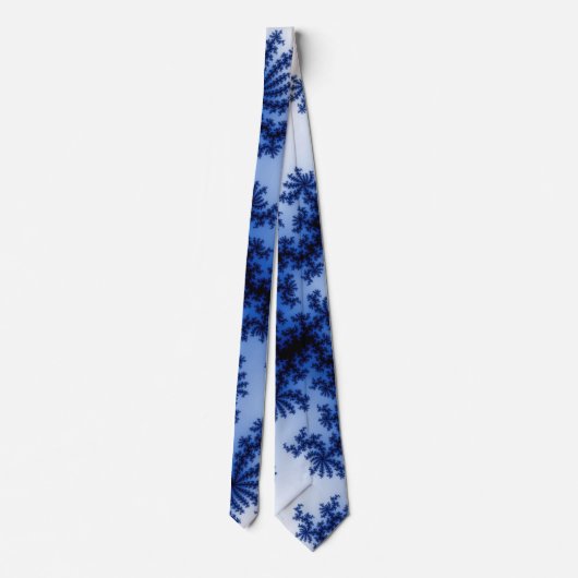 Cravate Super Retro Delft Blue Fractal Art (Dos)