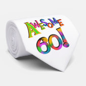 Cravate Superbe 60 T-shirts et cadeaux d'anniversaire (Roulé)