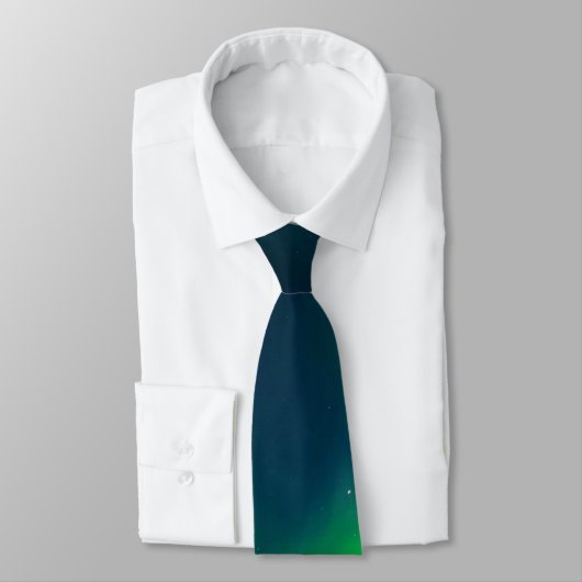 Cravate Superbe Aurora verte (Attaché)