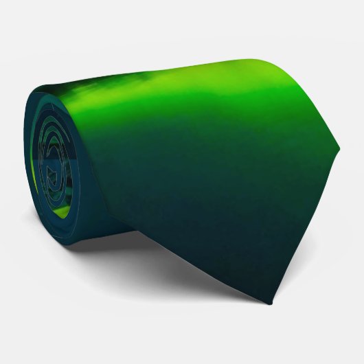 Cravate Superbe Aurora verte (Roulé)