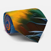 Cravate Superbe lever de soleil sur l'étang (Roulé)