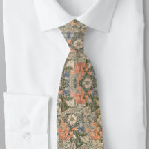 Superbes Botaniques Gris Floral Orange Olive |