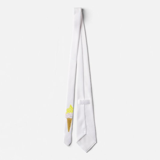 cravate supérieure citron (Dos)