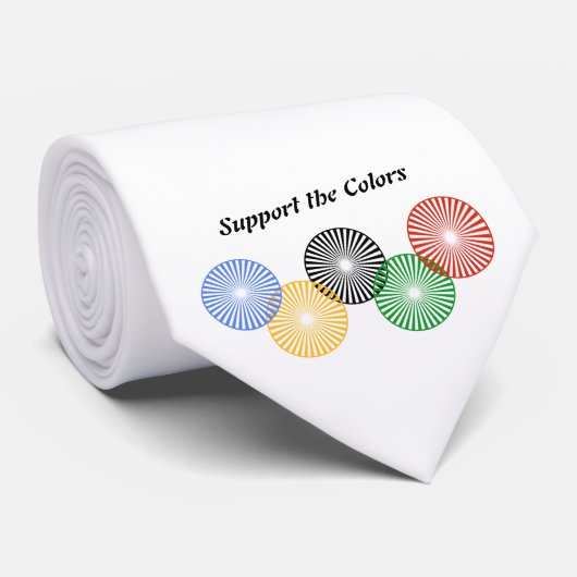 Cravate Support des couleurs - (Roulé)