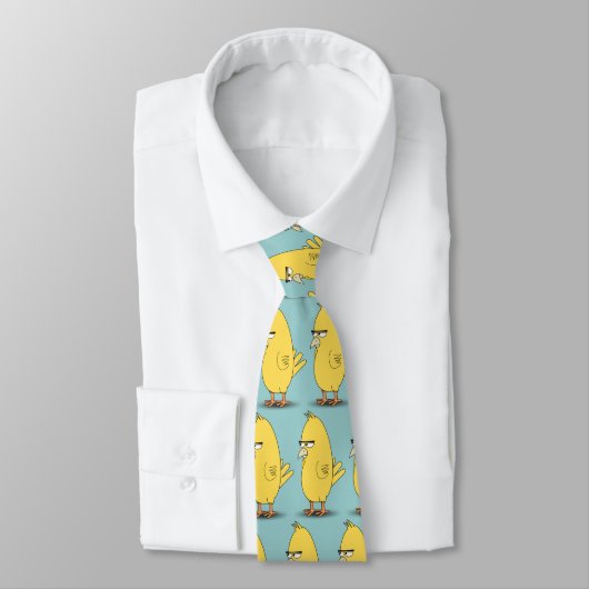 Cravate sur l'oiseau jaune (Attaché)
