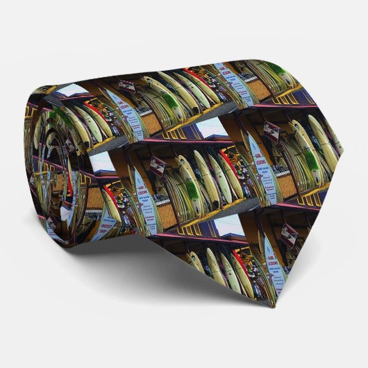 Cravate Surf hawaïen planches (Roulé)