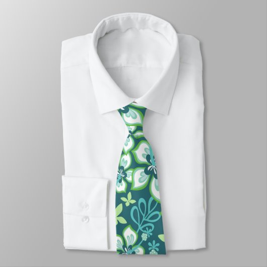 Cravate Surf JUNGLE (COMBO TURQUOISE) (Attaché)