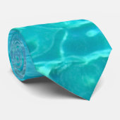 Cravate Surface azur de la mer Rouge en Egypte (Roulé)
