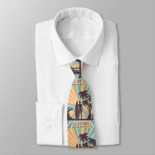 Cravate Surfer Dude Necktie (Attaché)