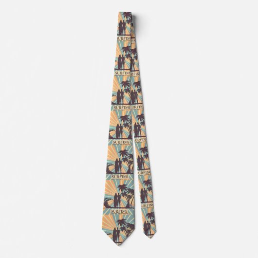 Cravate Surfer Dude Necktie (Devant)