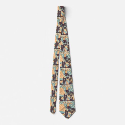 Cravate Surfer Dude Necktie (Dos)