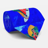 Cravate surfing nun blue tie (Roulé)