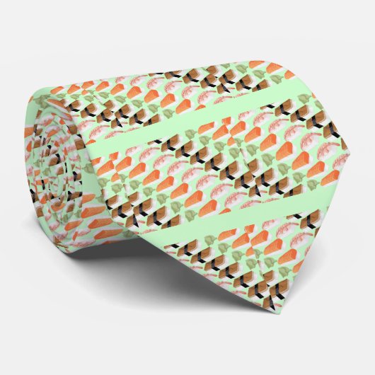 cravate sushi - - - Customisé (Roulé)