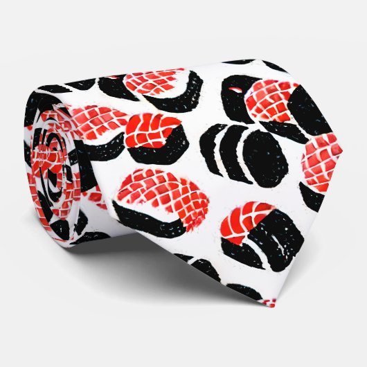 Cravate Sushi et Sashimi (Roulé)