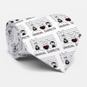 Cravate Suspects peu communs (Roulé)