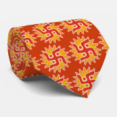 Cravate Svastika : Symbole traditionnel indien (Roulé)