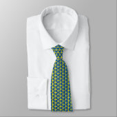 Cravate Sweden Flag Honeycomb Tie (Attaché)