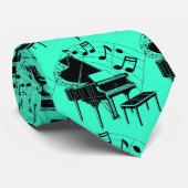 Cravate swing piano (Roulé)