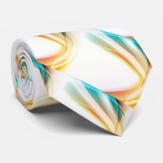 Cravate Swirl Abstrait 2 (Roulé)