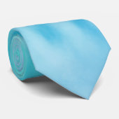 Cravate *~* Swirl Bleu Rétro Psychodelé Tie Dye Hipster (Roulé)