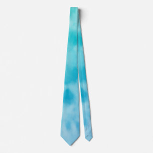 Cravate *~* Swirl Blue  Retro Psychodelic Tie Dye Hipster