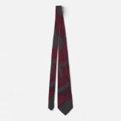 Cravate Swirls à Dark Red and Gray (Dos)