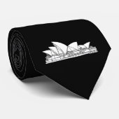 Cravate Sydney Opera House Australie en souvenir (Roulé)