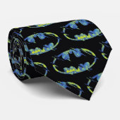 Cravate Symbole Batman Électrique (Roulé)