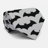 Cravate Symbole Batman | Logo Simple Bat Silhouette (Roulé)