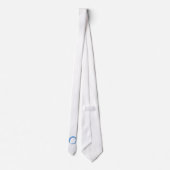 Cravate Symbole bleu ciel Zen (Dos)