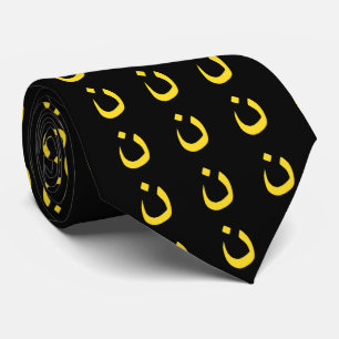 Cravate Symbole chrétien Nazaréen Solidarité en jaune