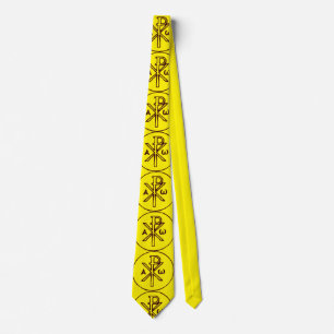 Cravate Symbole Christogram Chi-Rho